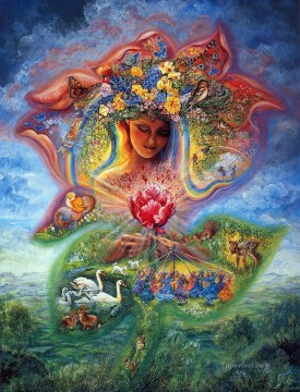 JW goddesses creation of spring Fantasy Oil Paintings